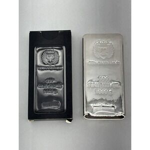 Germania Mint 999 Fine Silver Bar 1000g Bullion Serialized Sealed in Box Cast